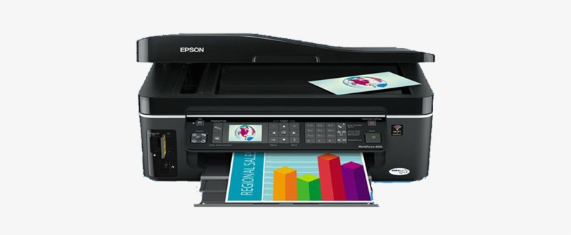 Latest Printers - Epson Stylus Office Tx600fw, transparent png #4251362