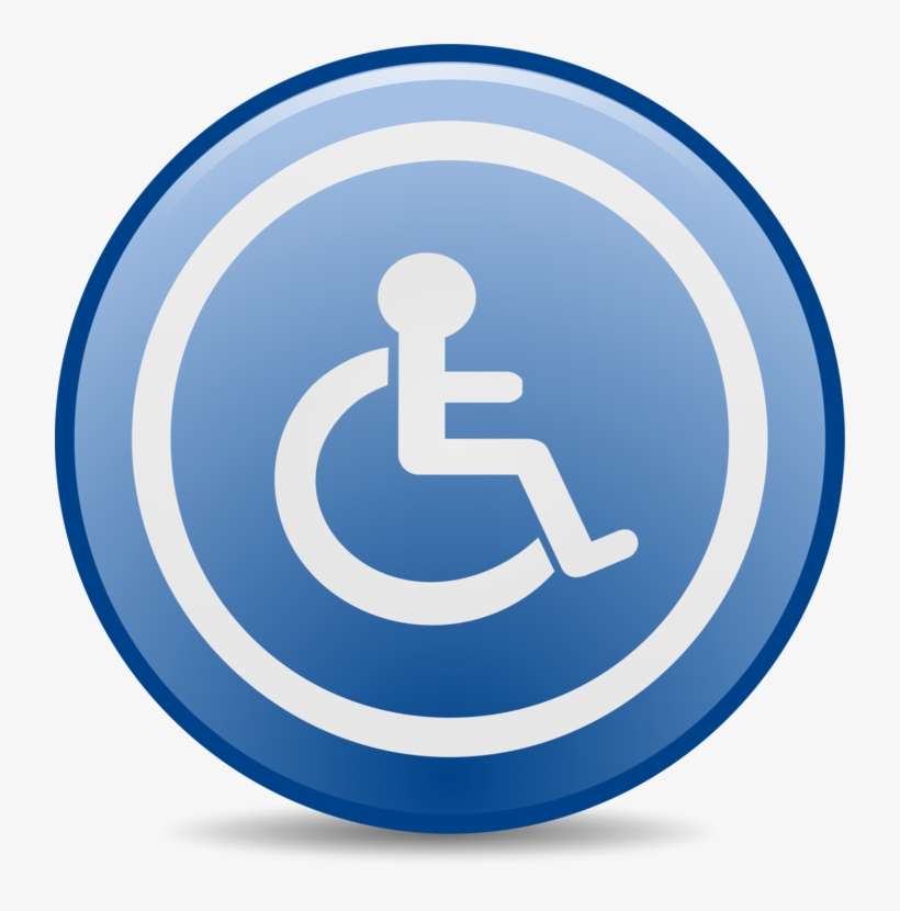 Disability Accessibility Disabled Parking Permit Wheelchair - Handicapped Disabled Throw Blanket, transparent png #4251460