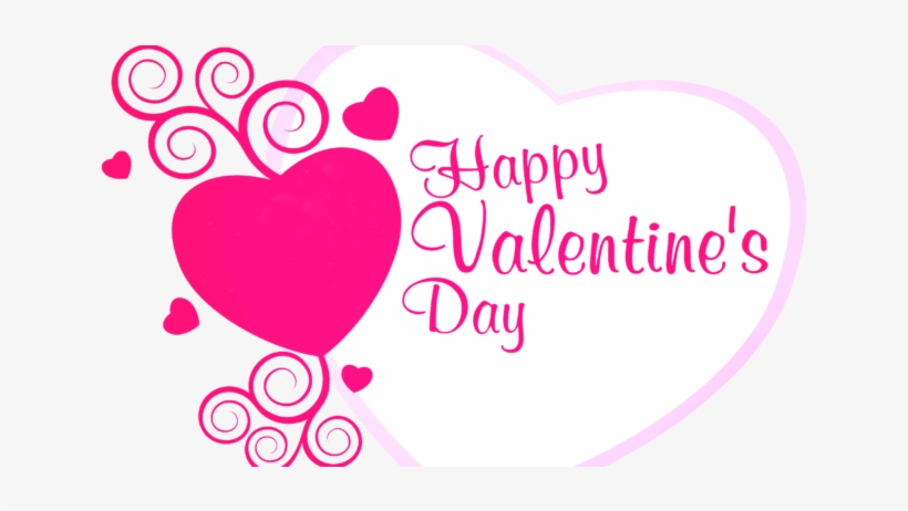 See Here Valentines Day Clipart Transparent Background - Valentines Day Pink Png, transparent png #4251488