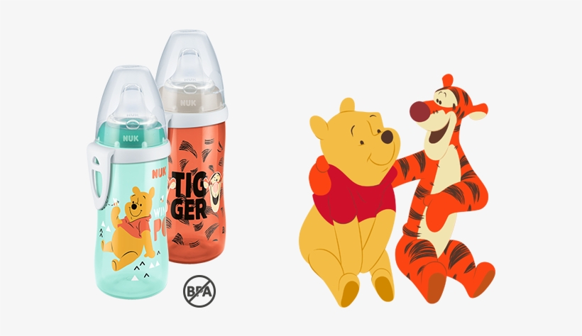 Nuk Disney Winnie The Pooh Active Cup 300ml With Spout - Nuk Winnie The Pooh Active Cup, transparent png #4251615