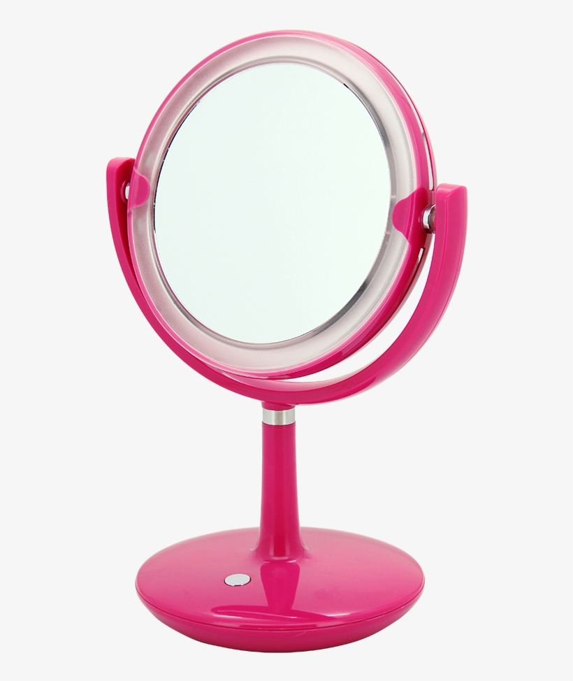 Multifuncional E Durável Led Iluminado Rodada Espelho - Face Mirrors, transparent png #4251873