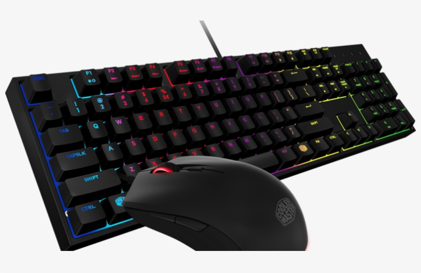 Category - Computer Accessories - Cooler Master Masterkeys Lite L Rgb Combo Gaming Bundle, transparent png #4251947