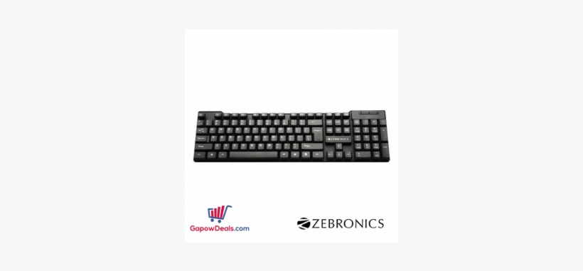 Zebronics Zeb-k16 Wired Usb Desktop Keyboard - Zebronic Keyboard And Mouse, transparent png #4252142