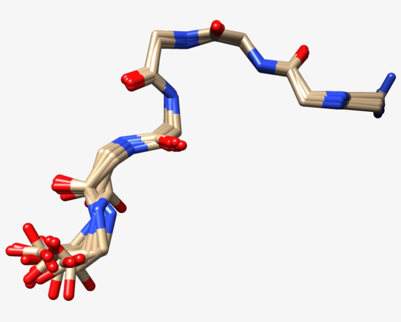 Angiotensin 3d Structure - Angiotensin, transparent png #4253043
