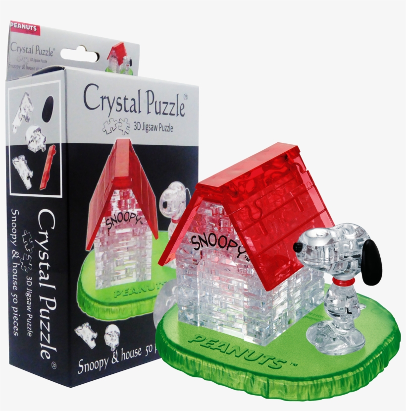 Character - Snoopy House - Hcm Snoopy House Crystal Puzzle (50-piece, Multi-colour), transparent png #4253107