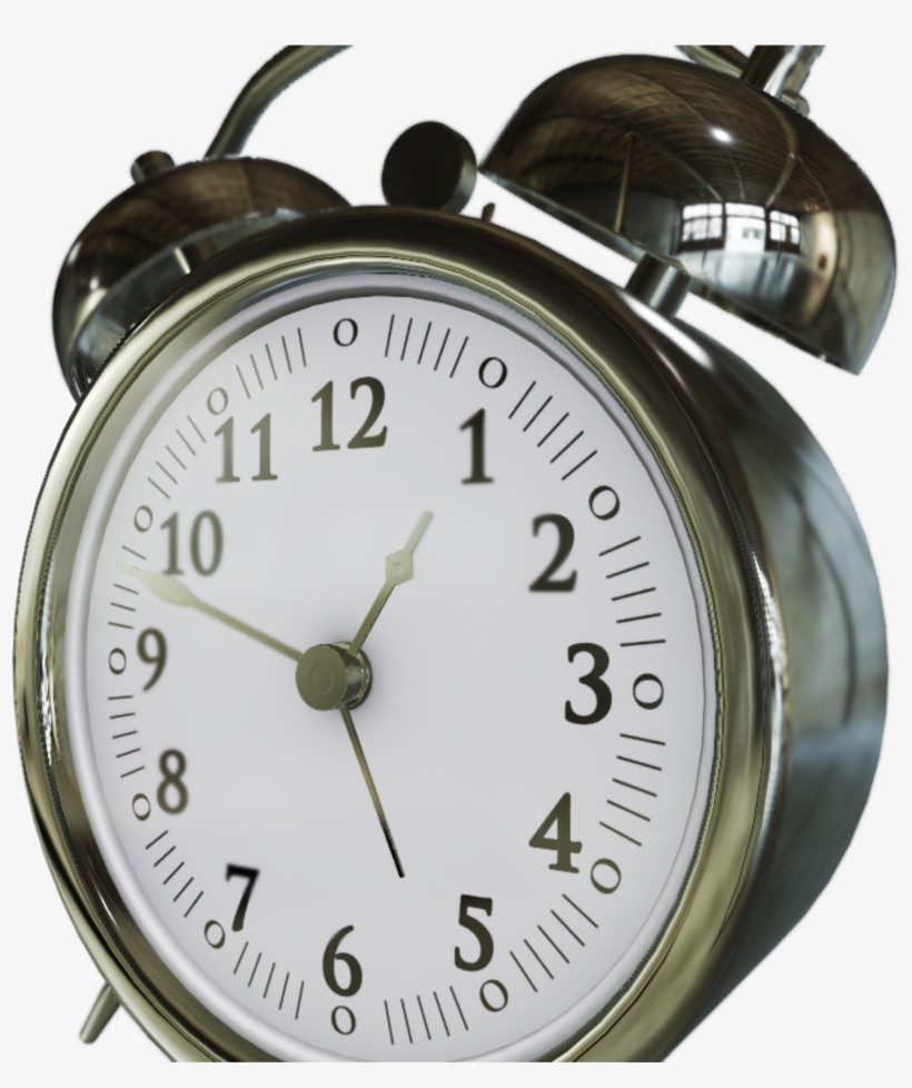 Despertador Reloj Mencillas Numero Despertar Metal - Objetos Que Tengan Numero, transparent png #4253466
