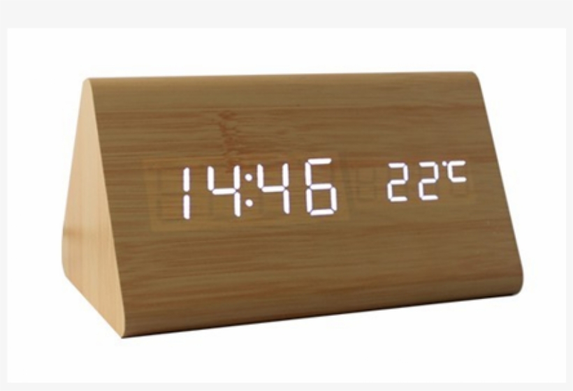 Wholesale Wood Wooden Desktop Alarm Sounds Control - Alarm Clock, transparent png #4253603