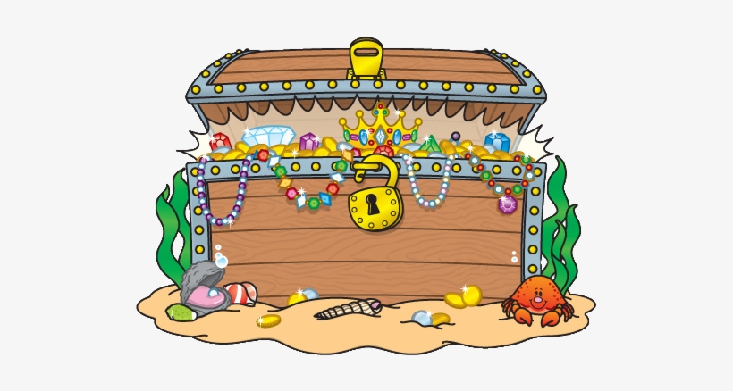 Wgp Swim Lessons - Pirate Treasure Chest Clipart, transparent png #4253622