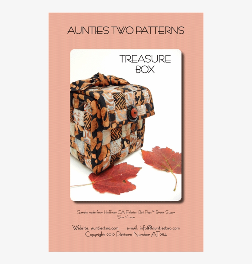 At254 Treasure Box - Aunties Two Patterns-treasure Box, transparent png #4253913