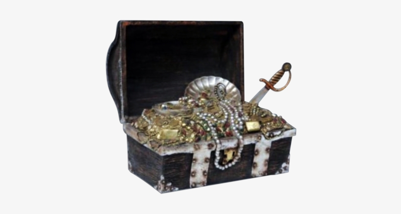 Pirate Treasure Box Life Size Replica, transparent png #4254077