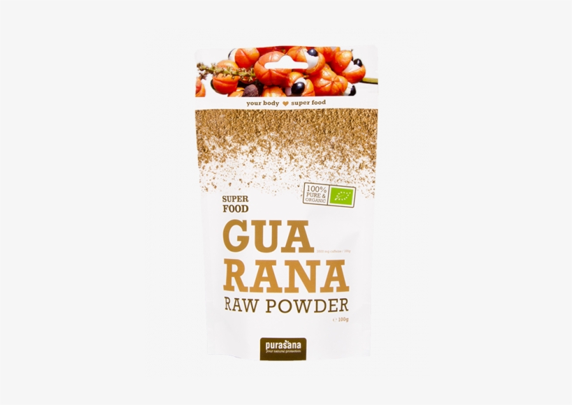 Purasana Superfood Guarana 100 G - Purasana Organic Guarana Powder, transparent png #4254168