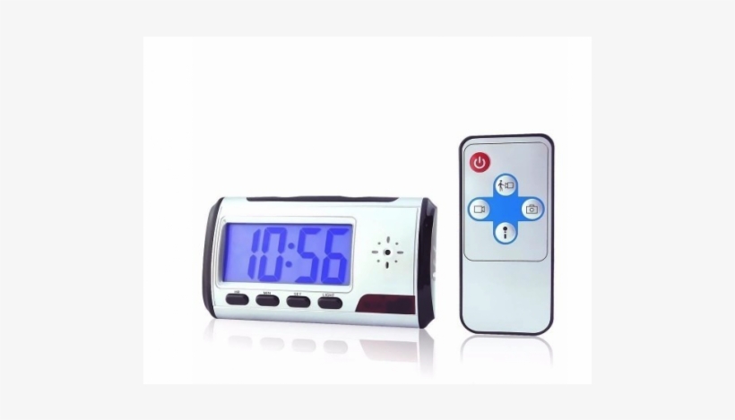 Inrigorours 8gb Portable Alarm Clock Spy Camera Hidden, transparent png #4254410