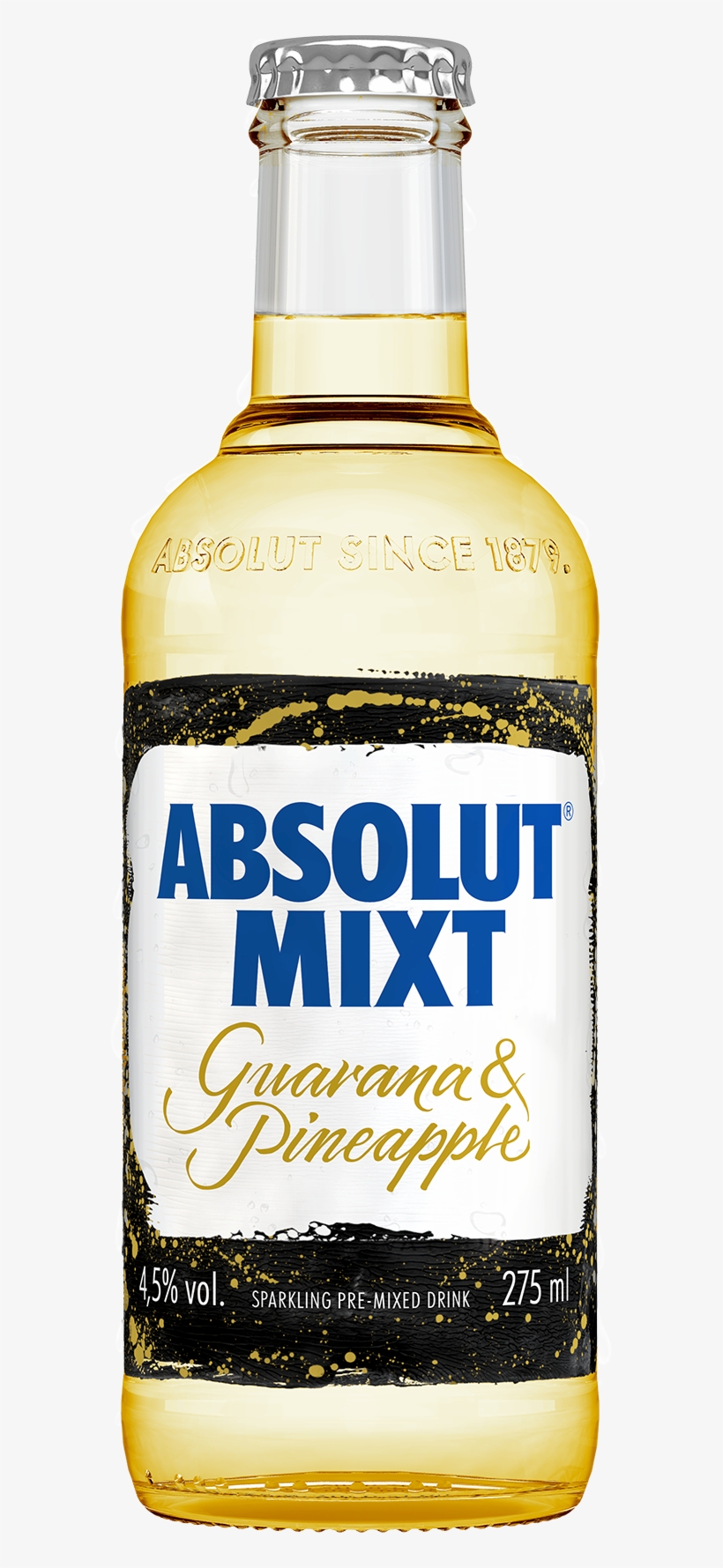 Absolut Mixt Blueberry & Lime 250ml Can, transparent png #4254828