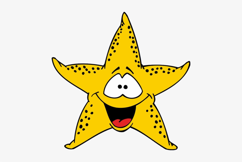 Vinilo Decorativo Infantil Estrella De Mar Amarilla - Moldes Estrellas De Mar, transparent png #4255029
