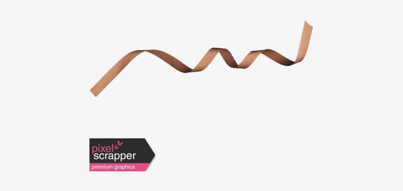 Curled & Brown - Digital Scrapbooking, transparent png #4255216