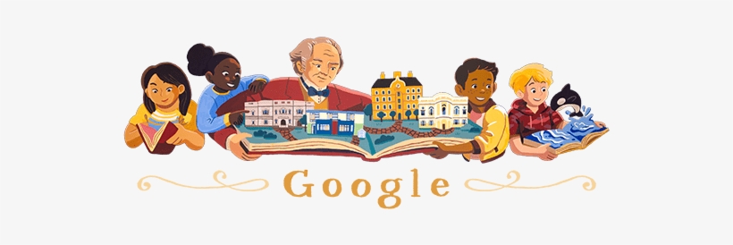 The Google Doodle Honors The Father Of Modern Philanthropy - George Peabody Google Doodle, transparent png #4255240