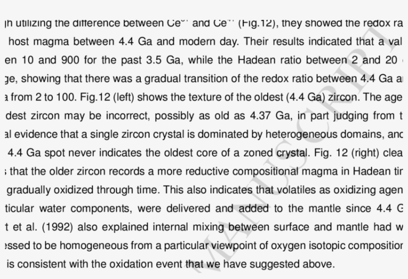 Shows The Image Of A Cross Section Of The Hadean Earth - Letra Capital, transparent png #4255383