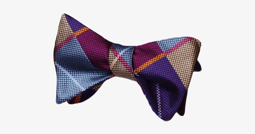 Candy Wrapper Bow Tie - Tartan, transparent png #4255903