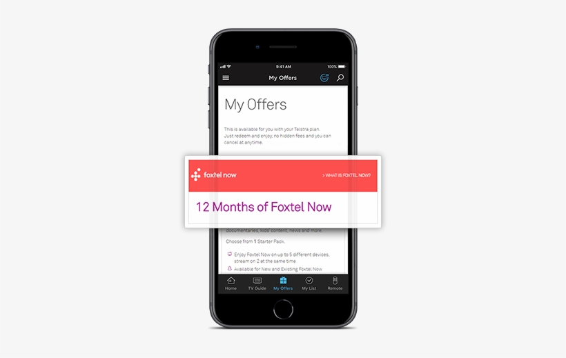 How Do I Redeem The Telstra Tv Entertainment Offers - Iphone, transparent png #4256009