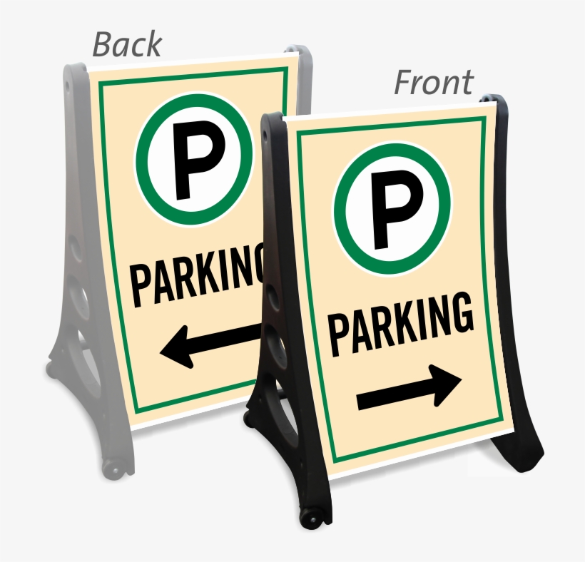 Parking Sidewalk Sign Kit - Selfparking Sign, transparent png #4256027