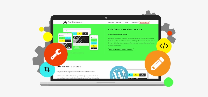 Custom Website Design Company - Web Page, transparent png #4256393