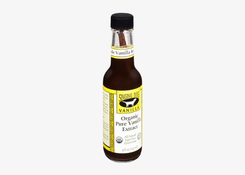 Singing Dog Vanilla Sugar & Gluten Free Organic Pure - Singing Dog Vanilla Extract - 5 Fl Oz Bottle, transparent png #4257094