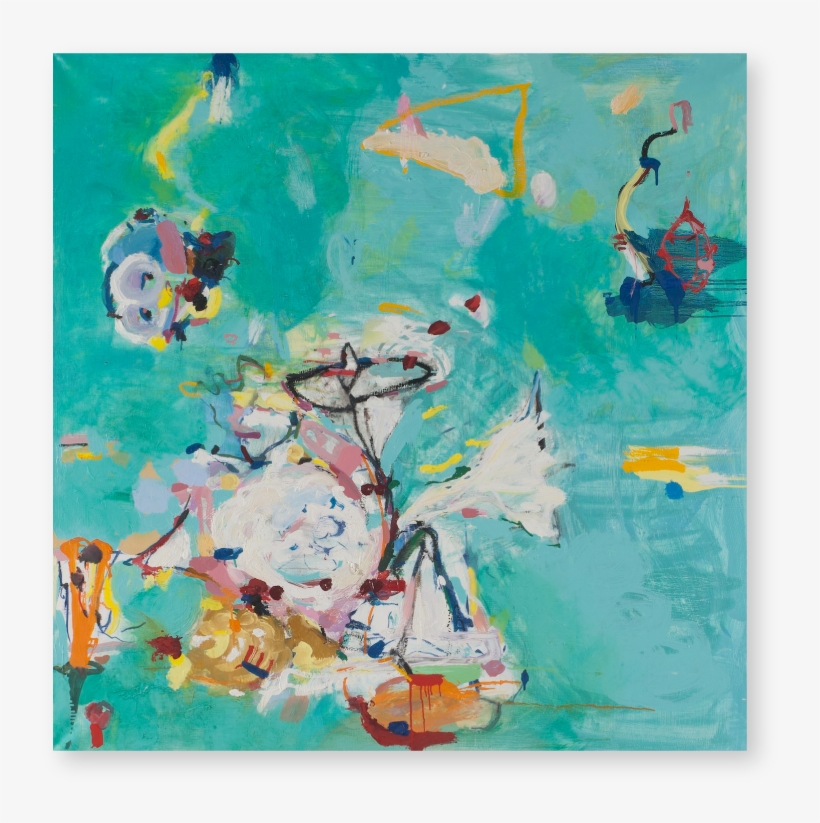 Love On A Mountain • Oil On Linen • 48 X 48 Inches - Modern Art, transparent png #4257521