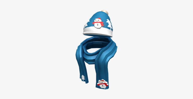 Snowman Scarf & Beanie - Scarf, transparent png #4257716