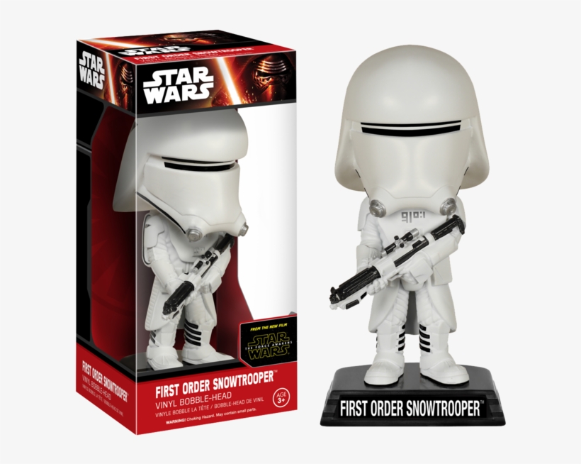 First Order Snowtrooper Wacky Wobbler - Bobble Head Star Wars, transparent png #4257782