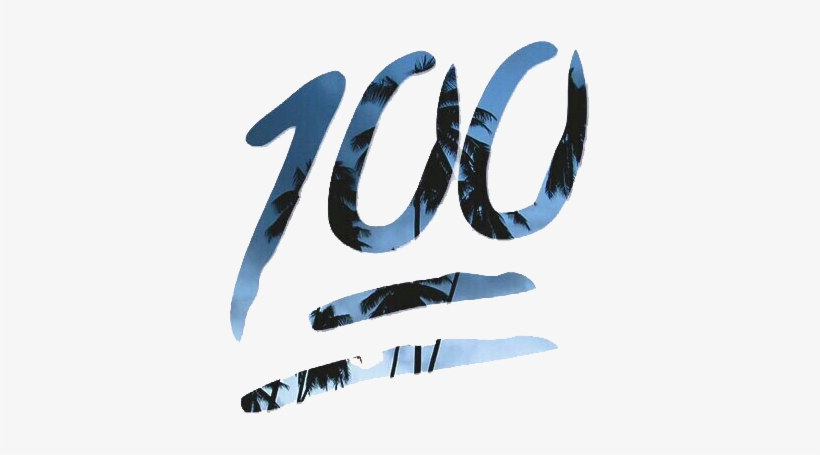 100 - Image - 💯 Emoji, transparent png #4258200