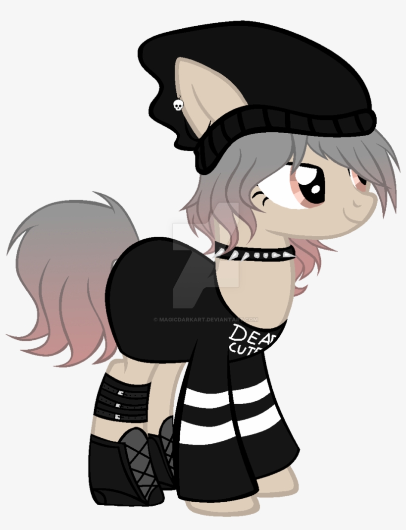 Magicdarkart, Beanie, Choker, Clothes, Female, Hat, - Cartoon, transparent png #4258201