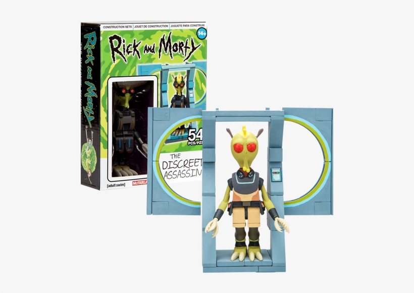 Krombopulos Michael Micro Construction Set - Mcfarlane Builds Rick And Morty, transparent png #4258290