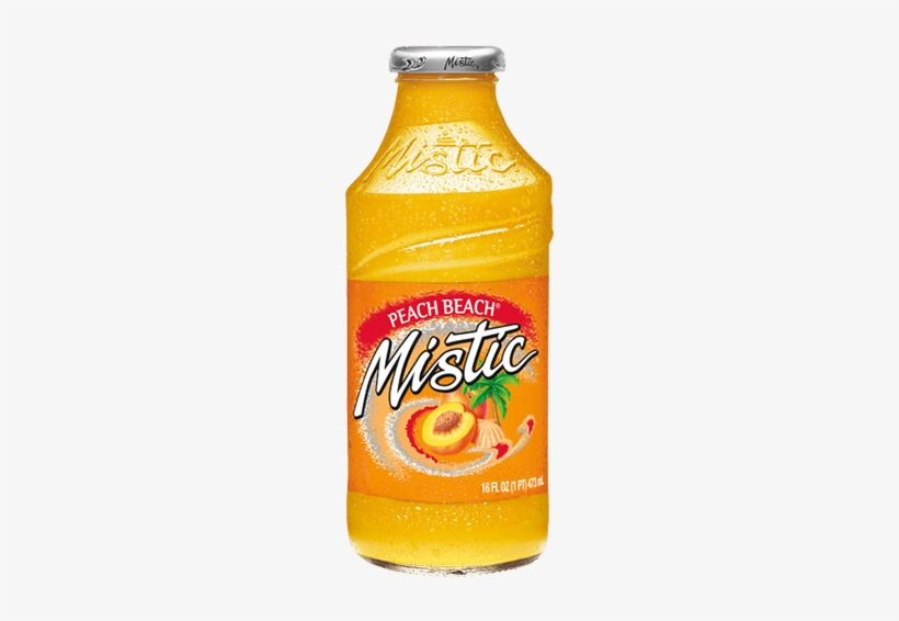 Mistic Peach Beach Juice Drink - Mistic Juice, transparent png #4258630
