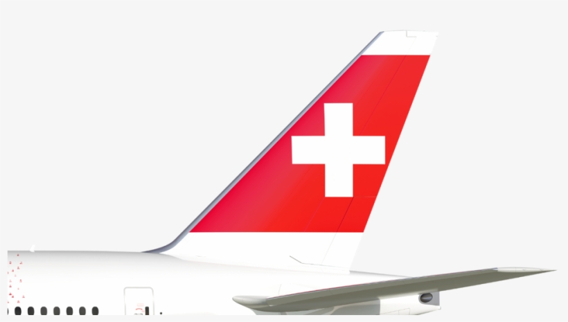Swiss International Air Lines Took Delivery Of The - Swiss Airplane Transparent, transparent png #4259872