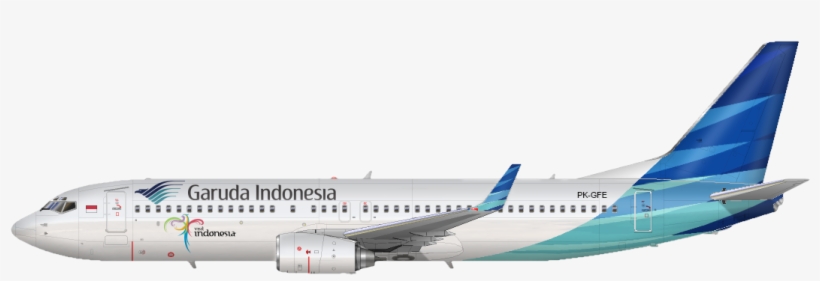 Garuda Indonesia Aircraft Png, transparent png #4259939