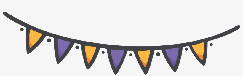 Imagenes, Png, Halloween, Separador, Banderin, - Portable Network Graphics, transparent png #4259990