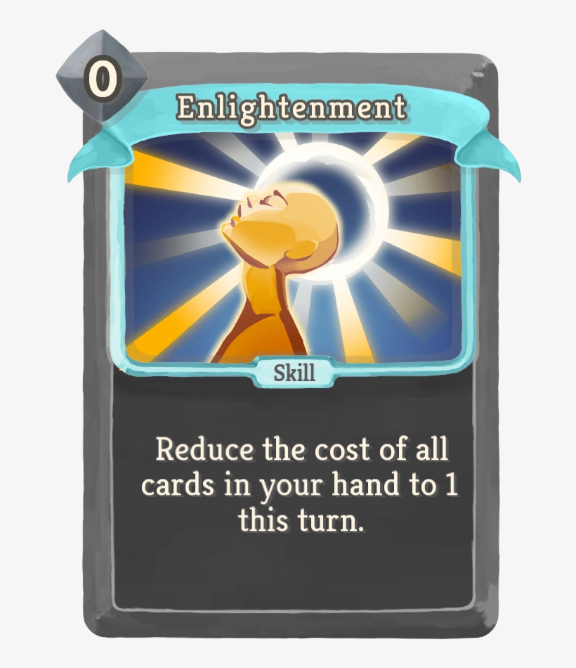 Enlightenment - Panic Button Slay The Spire, transparent png #4260138