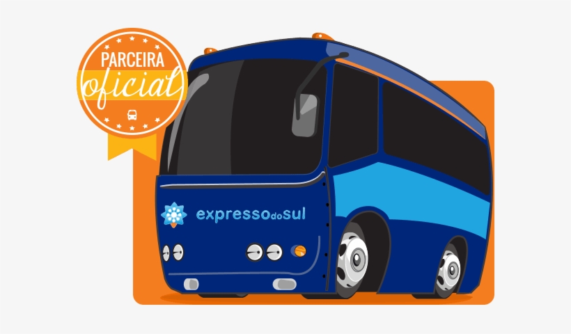 Expresso Do Sul Bus Company - Bus, transparent png #4260266