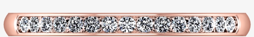 Diamond Wedding Band Erin - Orange, transparent png #4260319