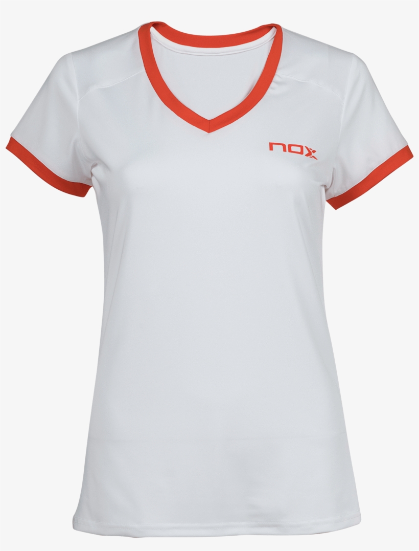 Camiseta Pádel Mujer Team Blanca - Woman, transparent png #4261057