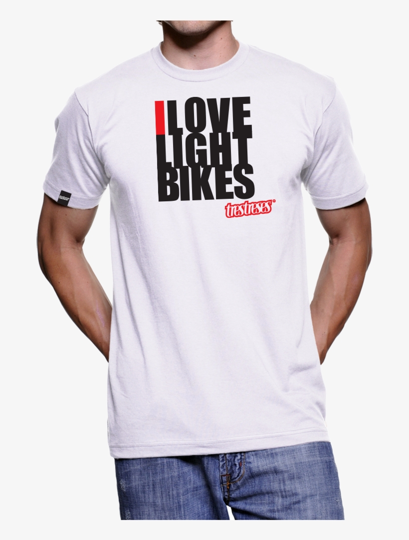 Image Of Camiseta I Love Light Bikes - Men Freedom T Shirt, transparent png #4261185
