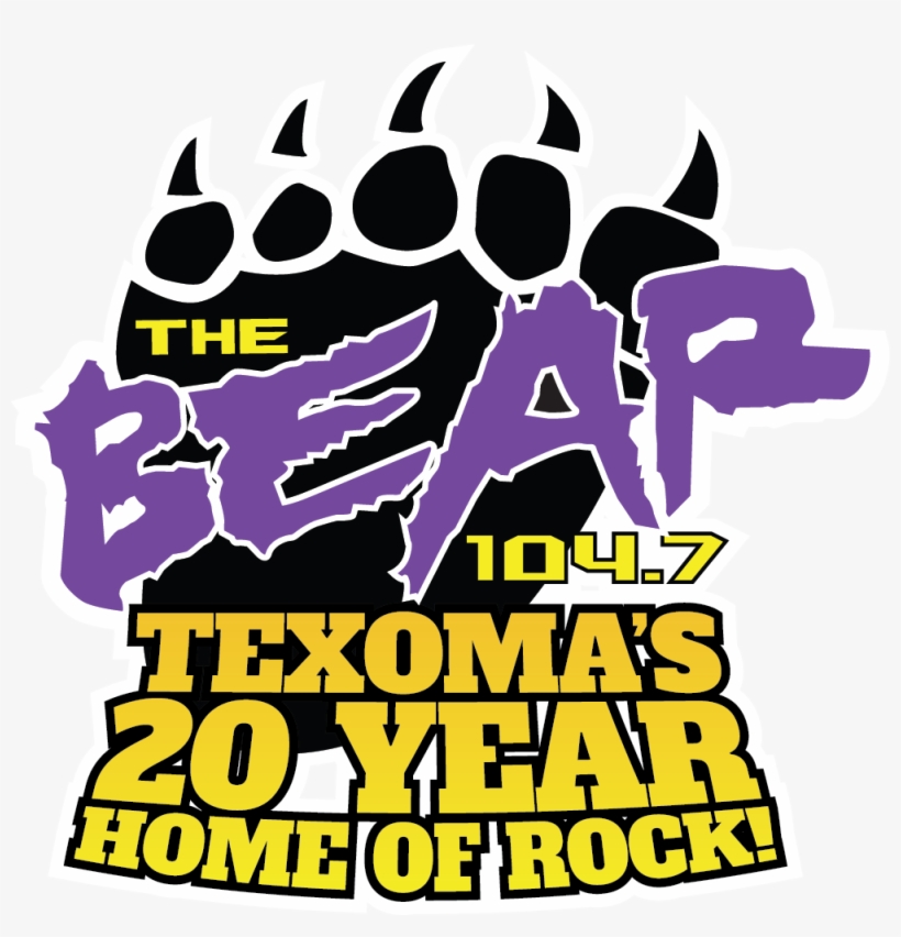 7 The Bear Is Celebrating 20 Years Of Rockin' Texoma - Radio Station, transparent png #4261261