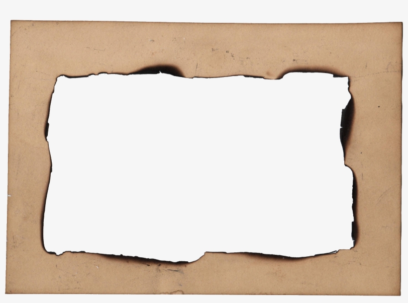 Transparent Burnt Paper Edges Download - Old Photo Frame Png, transparent png #4261283