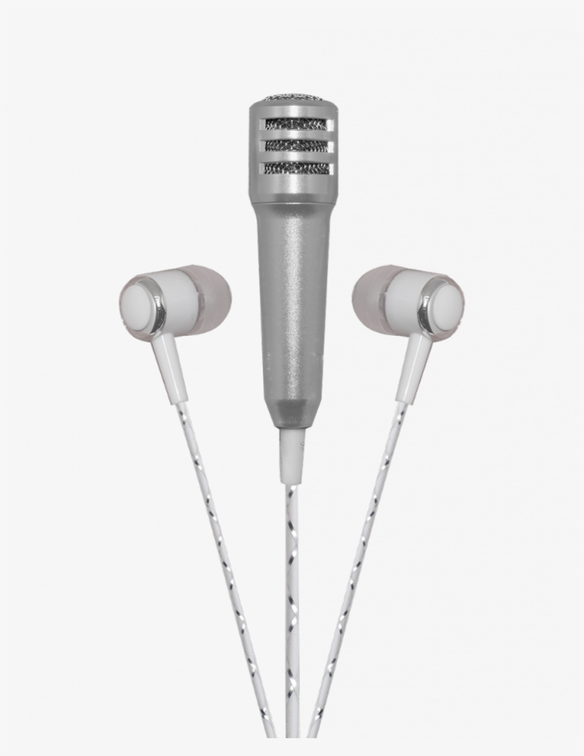 Vkaraokegirls Vkaraokesing Vkaraokeapps Vminimicsilver - Microphone, transparent png #4261336