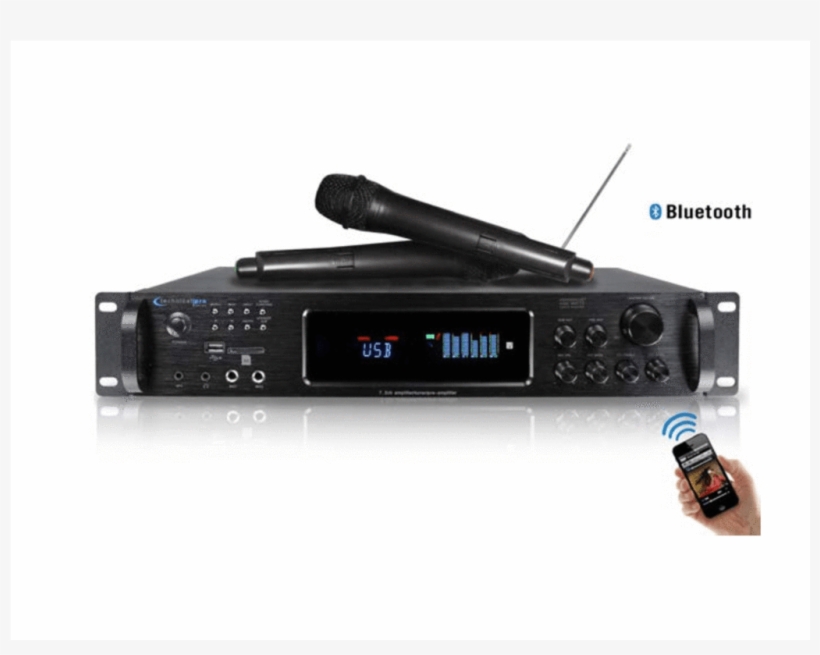 Karaoke System, Professional Karaoke System, 3-way - Technical Pro Digital Hybrid Amplifier / Preamp/ Tuner, transparent png #4261802