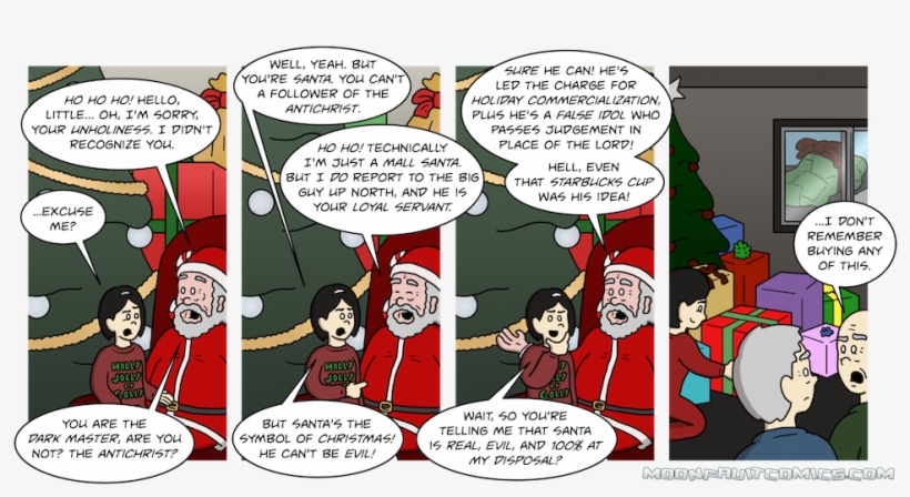 2015 12 14 Bad Santa W=640 - Comics, transparent png #4261856