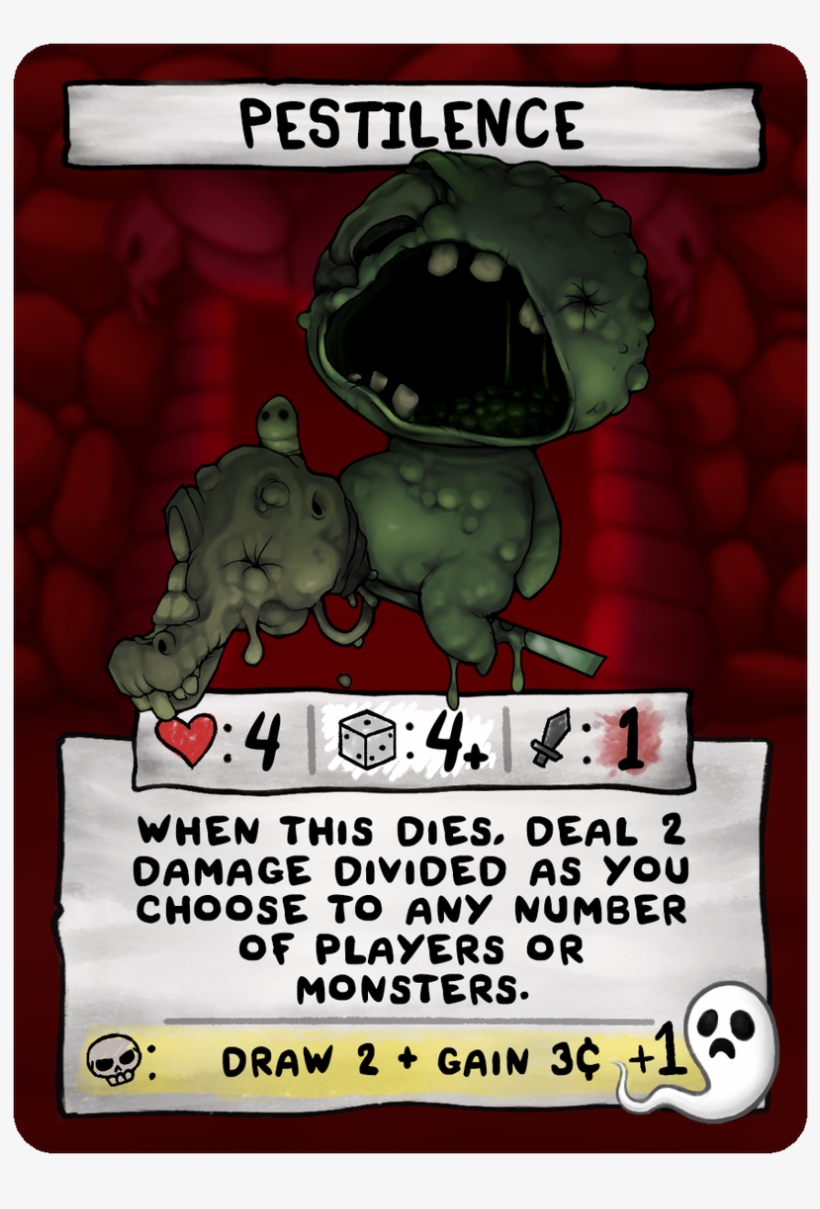 Blur Dark - Binding Of Isaac Four Souls, transparent png #4262274