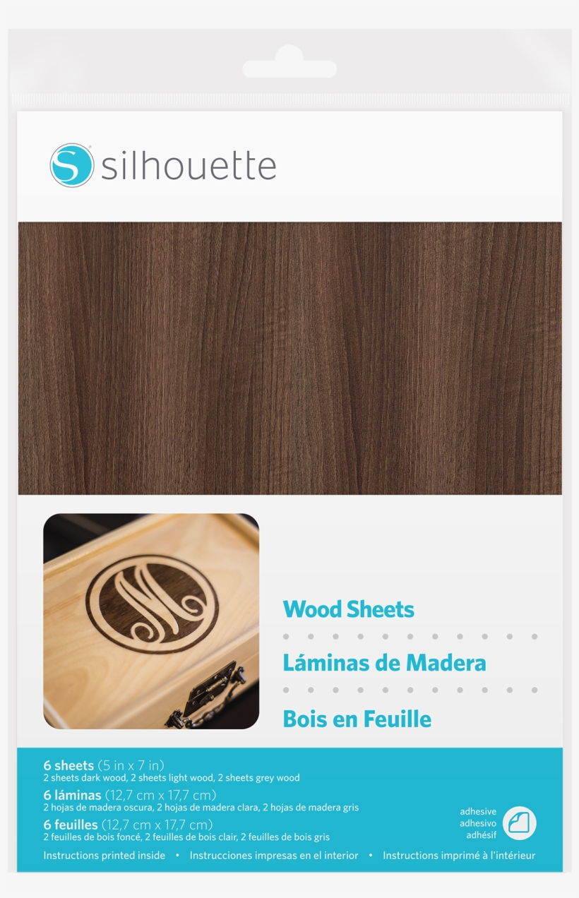 Equipos Materiales Especiales Hojas De Papel Imitación - Silhouette Cameo Wood Sheets, transparent png #4262554