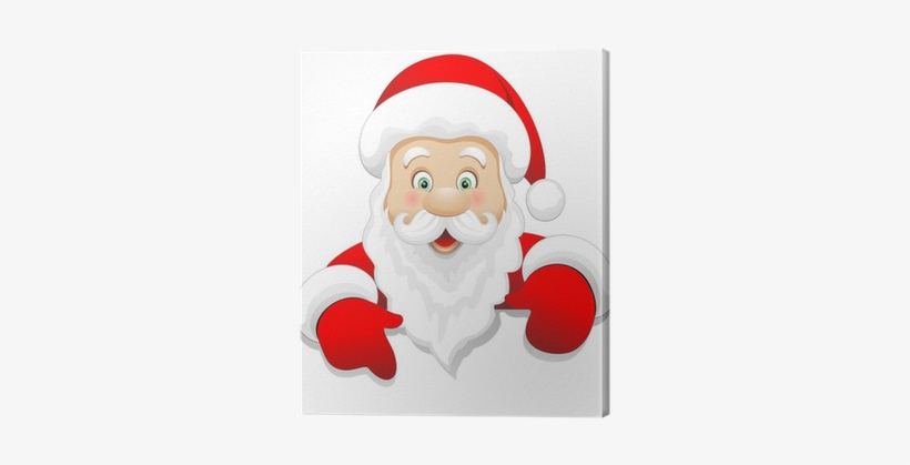 Babbo Natale Cartoon Auguri Santa Claus Message Vector - Babbo Natale Cartoon, transparent png #4262746