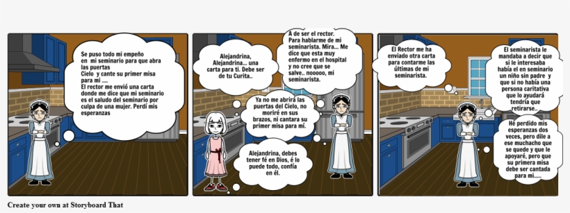 La Cocinera - Storyboard, transparent png #4262916